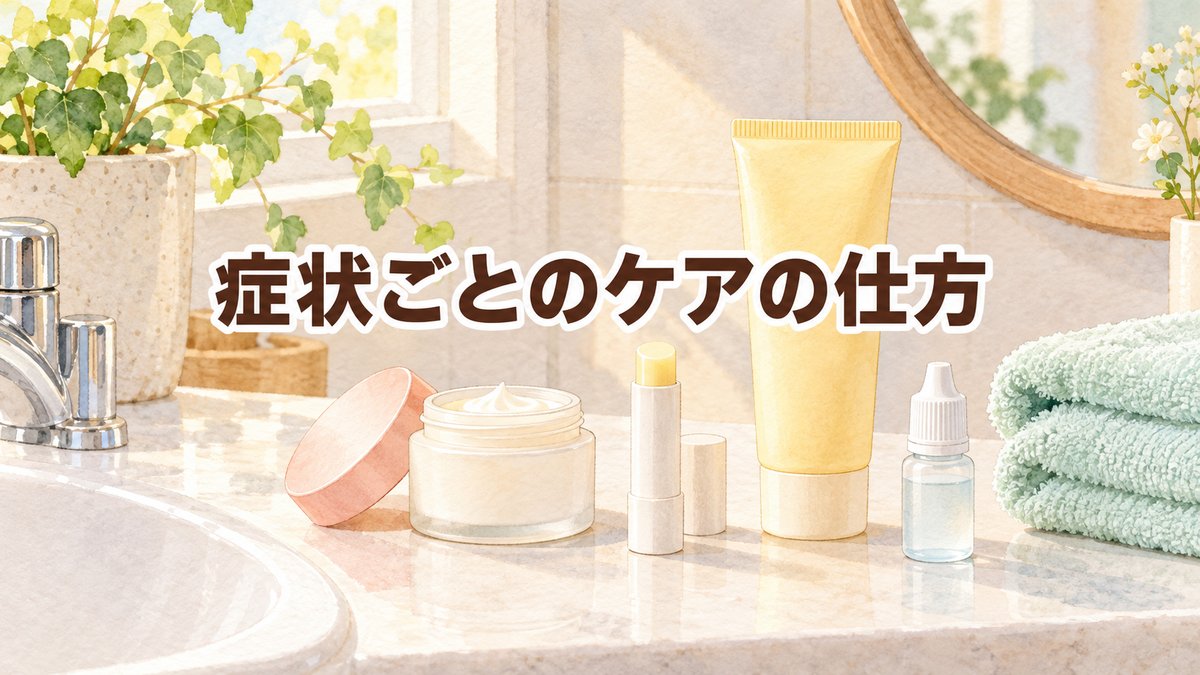 症状ごとのケアの仕方