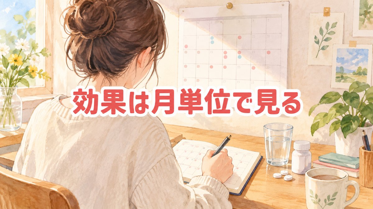 効果は月単位で見る