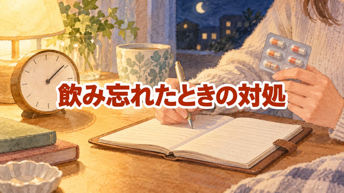 飲み忘れたときの対処