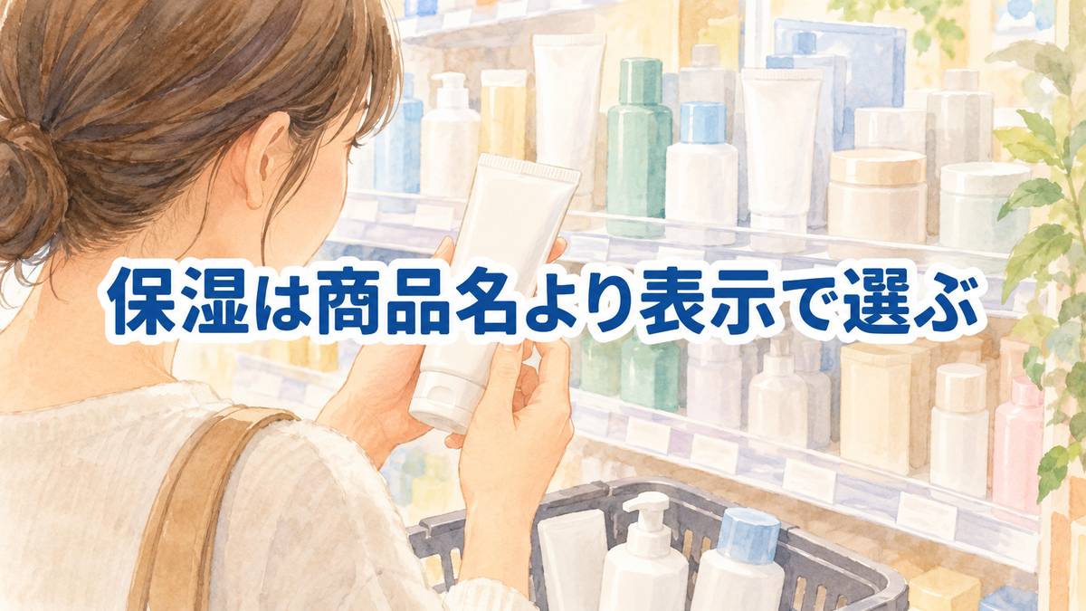保湿は商品名より表示で選ぶ