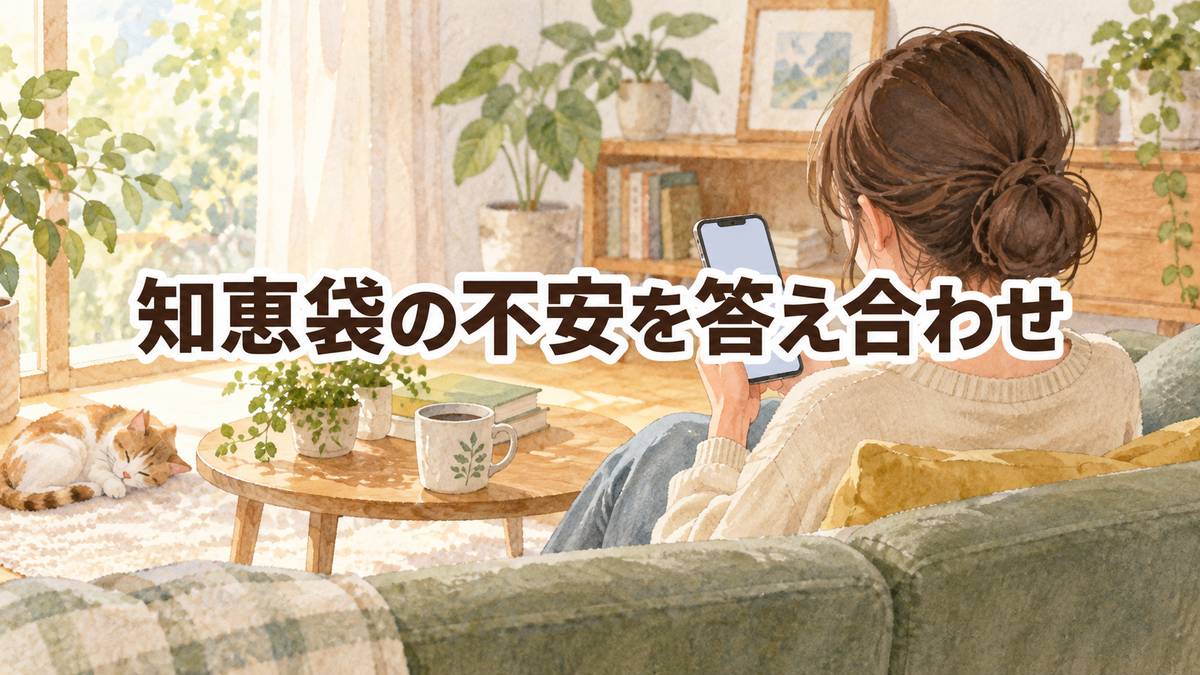 知恵袋の不安を答え合わせ