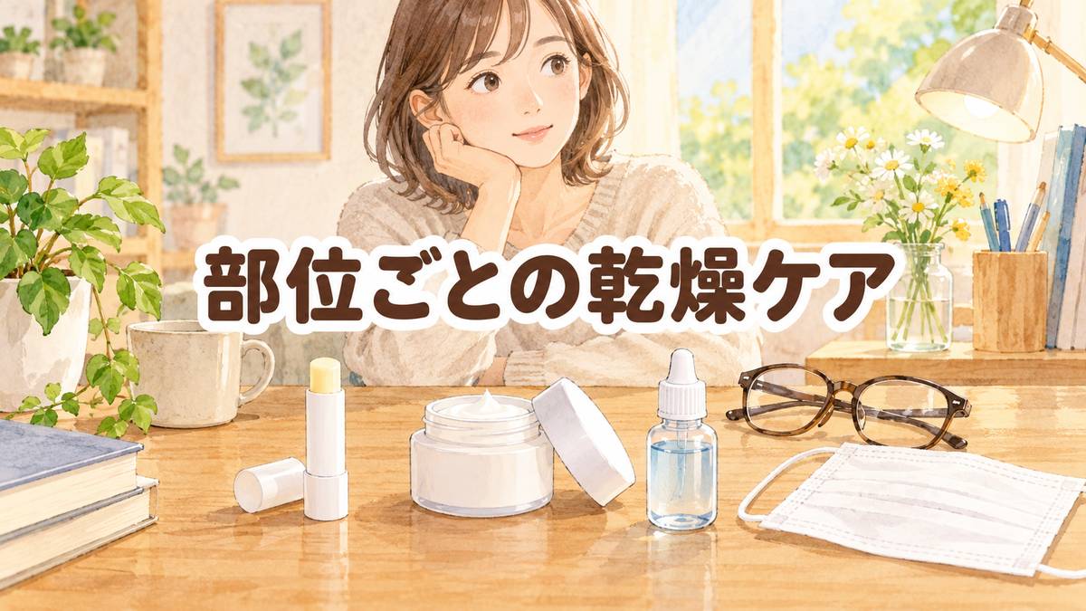 部位ごとの乾燥ケア