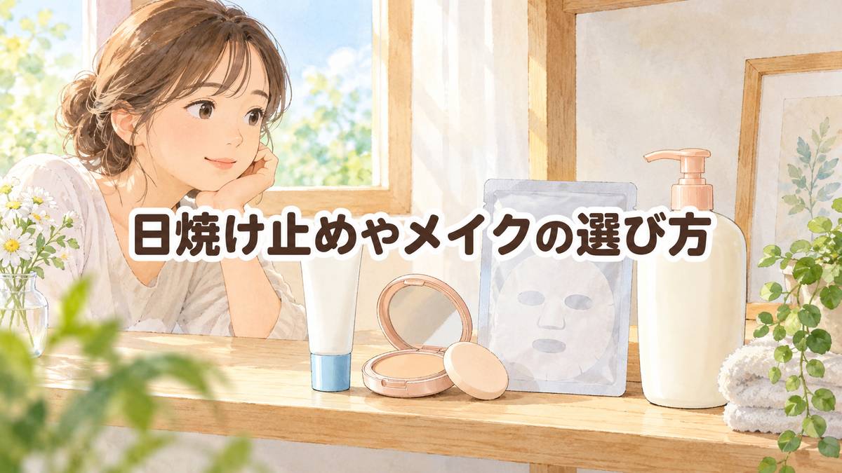 日焼け止めやメイクの選び方