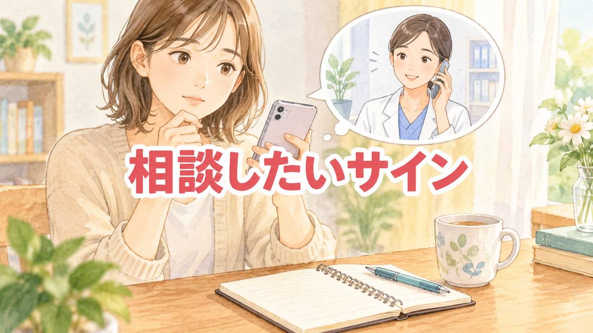 相談したいサイン