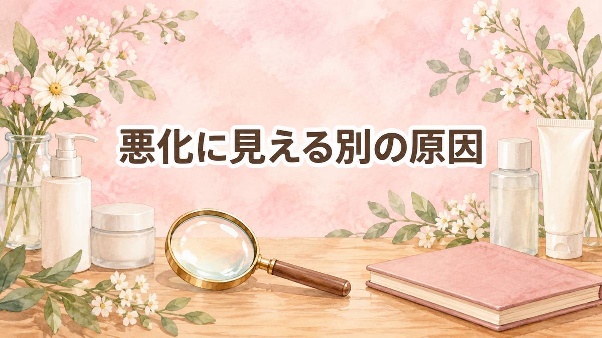 悪化に見える別の原因