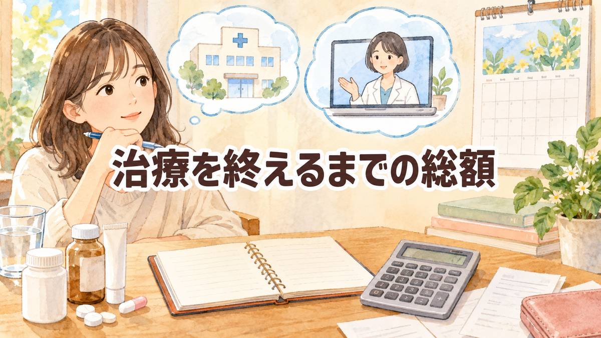 治療を終えるまでの総額