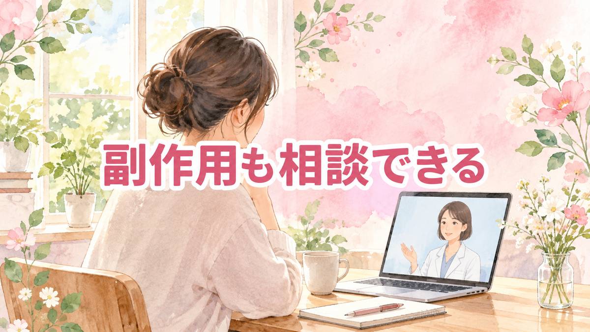 副作用も相談できる