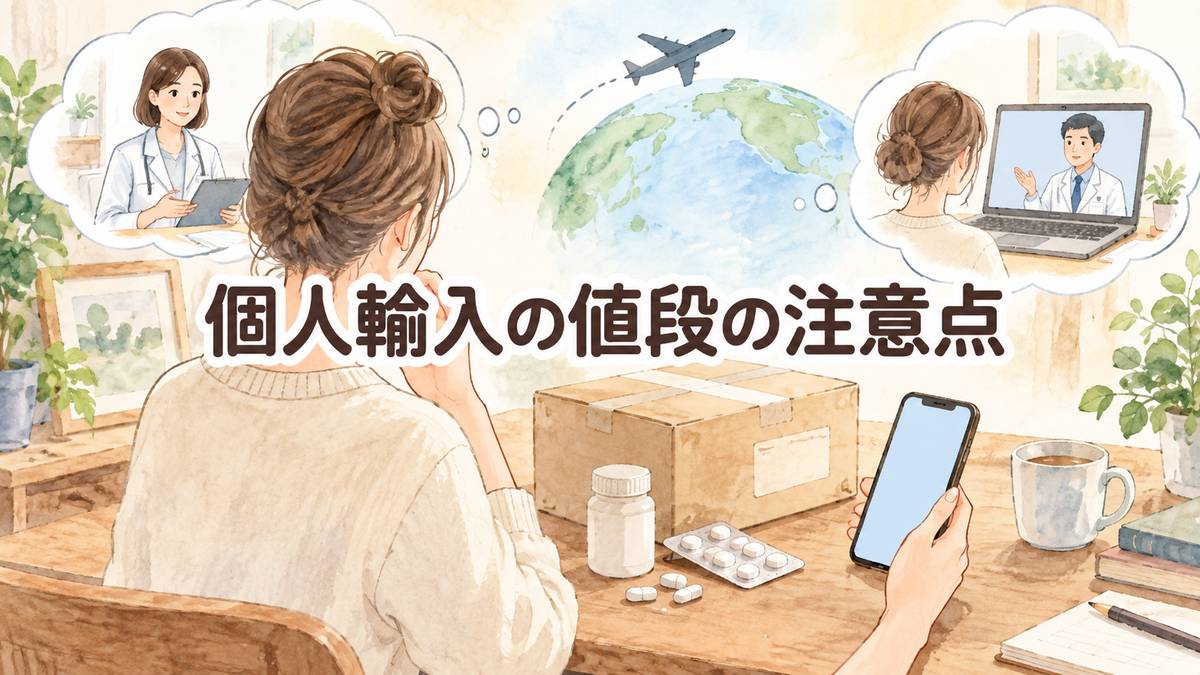 個人輸入の値段の注意点